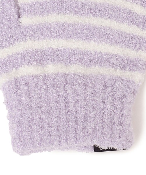 SHIPS（シップス）の「SHIPS KIDS:マシュマロ ボーダー グローブ（手袋・キッズ・グレー/ラベンダー/ネイビー・SMALL/MEDIUM）」の7枚目の写真