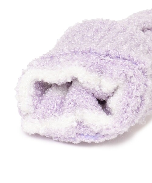 SHIPS（シップス）の「SHIPS KIDS:マシュマロ ボーダー グローブ（手袋・キッズ・グレー/ラベンダー/ネイビー・SMALL/MEDIUM）」の9枚目の写真