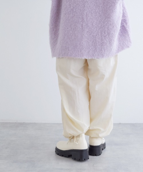 w closet（ダブルクローゼット）の「イージーカーゴパンツ（カーゴパンツ・レディース・カーキ/ブラック/オフホワイト・FREE）」の11枚目の写真