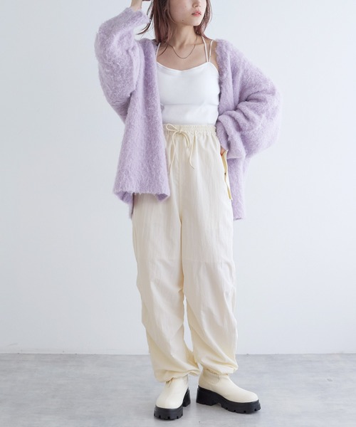 w closet（ダブルクローゼット）の「イージーカーゴパンツ（カーゴパンツ・レディース・カーキ/ブラック/オフホワイト・FREE）」の12枚目の写真