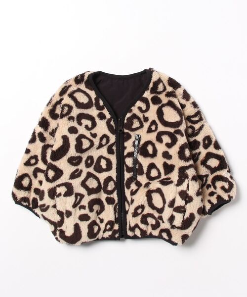 BABYDOLL（ベビードール）の「通販限定 ボア×キルト リバーシブル 中綿ブルゾン 8667K（ダウンジャケット/コート・キッズ・ベージュ/ナチュラル/サンドベージュ/ダークブラウン系/オフホワイト・130cm/110cm/100cm/150cm/140cm/90cm/120cm）」の17枚目の写真