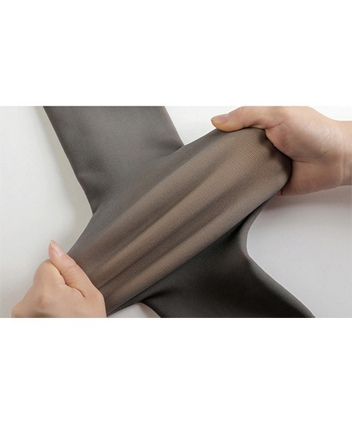 素肌見えフェイク透け感 あったか裏起毛 ストッキング風タイツ cula746