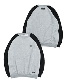 DOUBLE STEAL | ラグラン 裏起毛スウェット(スウェット)
