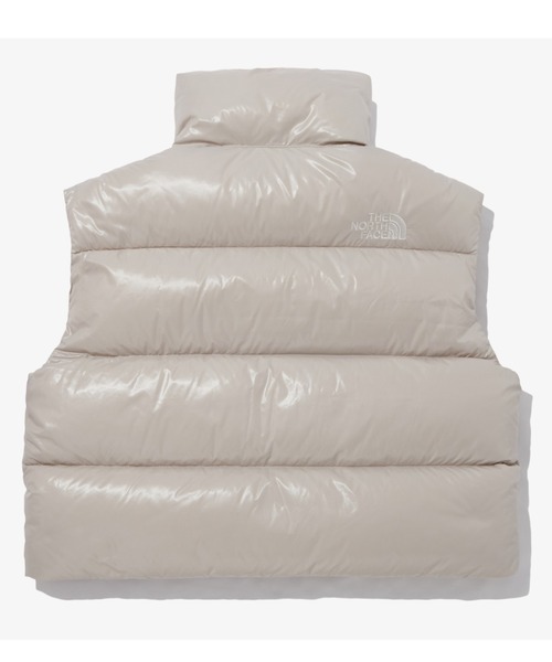 THE NORTH FACE（ザノースフェイス）の「国内未発売 THE NORTH FACE(ザ・ノースフェイス)/軽量 グロッシー ダウンベスト/W'S GLOSSY DOWN VEST（ダウンベスト・レディース・ブラック/ホワイト/ブラウン・S/M/L）」の4枚目の写真