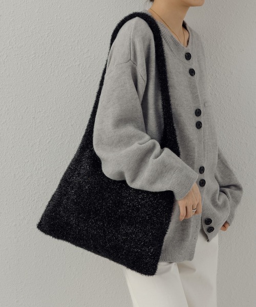 LA VORAGINE(ラ ヴォラジネ)の「ラメ入りハンドバッグ(ハンドバッグ・レディース・パープル/ゴールド/シルバー/ブラック/レッド/チャコールグレー/ブルー/ピンク・FREE)」の14枚目の写真