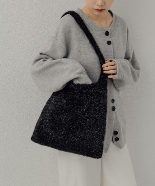 LA VORAGINE(ラ ヴォラジネ)の「ラメ入りハンドバッグ(ハンドバッグ・レディース・パープル/ゴールド/シルバー/ブラック/レッド/チャコールグレー/ブルー/ピンク・FREE)」の15枚目の写真