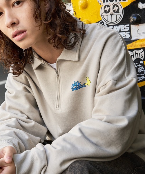 ゴンザレス ハーフジップ Mark Gonzales（マーク・ゴンザレス）の「Mark Gonzales