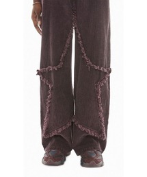 Basic Pleasure Mode（ベーシックプレジャーモード）の「【Basic Pleasure Mode】HOT CHOCOLATE CORD ZIGGY JEAN / 【ベーシックプレジャーモード】ホットチョコレートワイドデニムパンツ（デニムパンツ）」