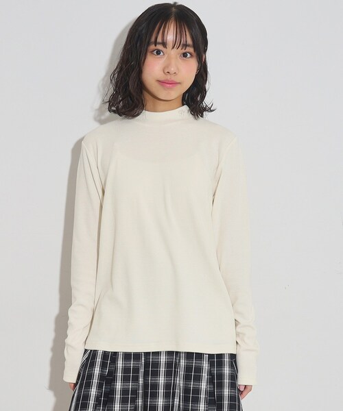 PINK-latte(ピンクラテ)の「◆【2点SET】キラキラシャギービスチェ+インナーSET(その他トップス・キッズ・ライトパープル/ブラック/オフホワイト・14/15 /16)」の7枚目の写真