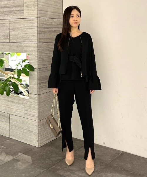 ピンキー＆ダイアン（PINKY&DIANNE）/◆センタースリットセットアップパンツ PINKY&DIANNE（ピンキーアンドダイアン）の「◇センタースリット