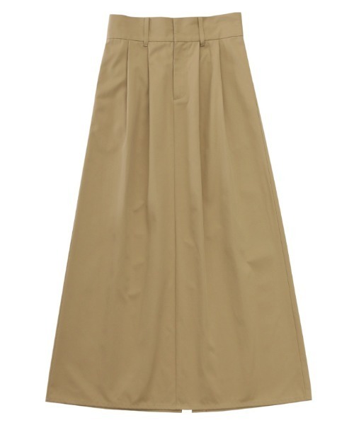 select MOCA（セレクトモカ）の「ハイウエストタックAラインスカート（スカート・レディース・ブラック/ベージュ・MEDIUM/LARGE）」の22枚目の写真