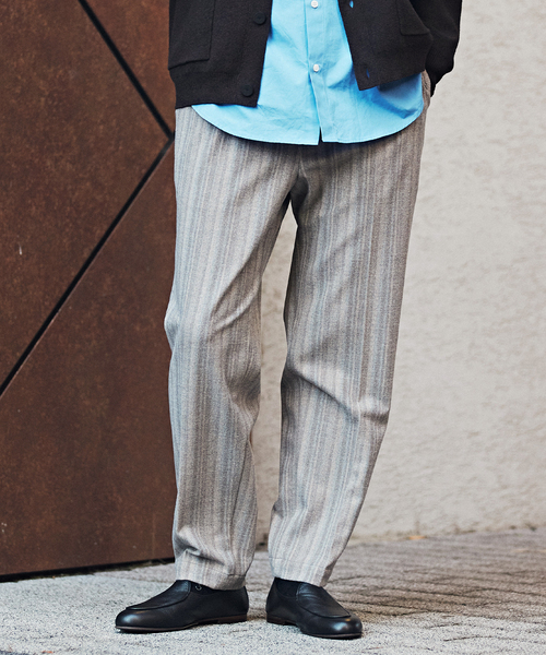 EDIFICE（エディフィス）の「RT BRUSHED TR パターン イージーパンツ（その他パンツ・メンズ・ベージュ系その他/グレー・LARGE/MEDIUM/SMALL）」の2枚目の写真