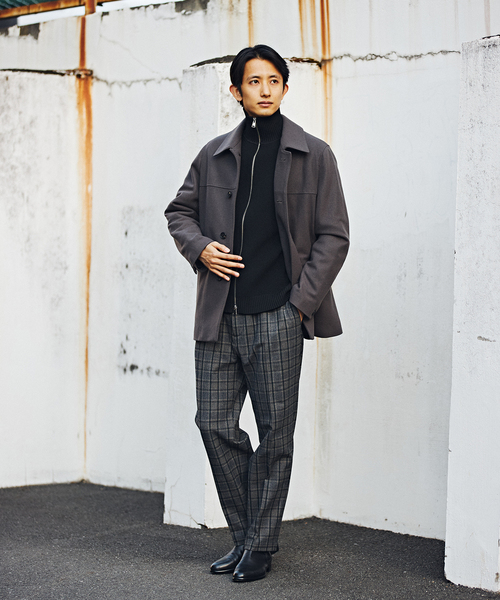 EDIFICE（エディフィス）の「RT BRUSHED TR パターン イージーパンツ（その他パンツ・メンズ・ベージュ系その他/グレー・LARGE/MEDIUM/SMALL）」の8枚目の写真