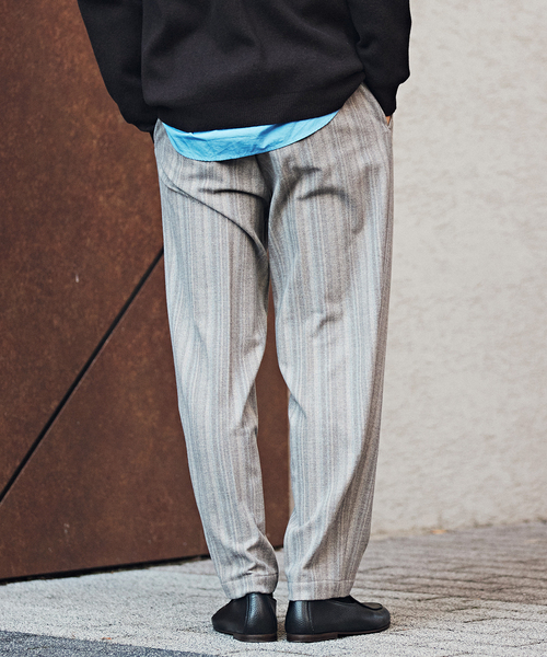 EDIFICE（エディフィス）の「RT BRUSHED TR パターン イージーパンツ（その他パンツ・メンズ・ベージュ系その他/グレー・LARGE/MEDIUM/SMALL）」の3枚目の写真