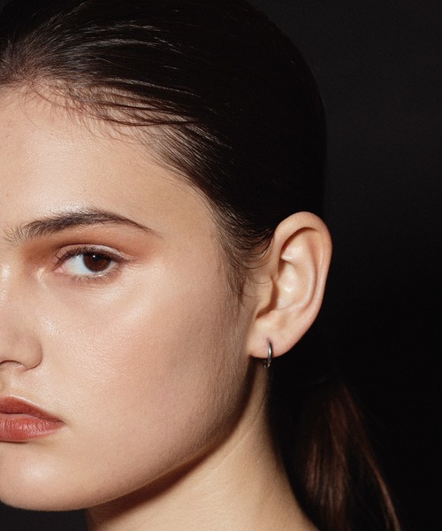 CENE（セネ）の「【CENE】セネ/ワンタッチループピアス14mm（ピアス（両耳用）・レディース・シルバー/ピンクゴールド/ゴールド・FREE）」の15枚目の写真