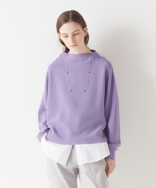 MELROSE claire（メルローズ クレール）の「シャツレイヤード風に便利☆インに合わせるだけで気遣いコーデになれるタンクトップ♪（タンクトップ・レディース・オフホワイト/ホワイト系その他・FREE）」の4枚目の写真