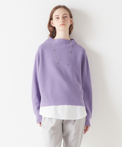 MELROSE claire（メルローズ クレール）の「シャツレイヤード風に便利☆インに合わせるだけで気遣いコーデになれるタンクトップ♪（タンクトップ・レディース・オフホワイト/ホワイト系その他・FREE）」の8枚目の写真