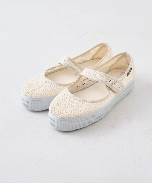 FREAK'S STORE(フリークスストア)の「Alberola × FREAK'S STORE/アルベローラ 別注 メッシュ メリージェーン フラットシューズ(バレエシューズ・レディース・ナチュラル/ブラック・38/36/37)」の9枚目の写真