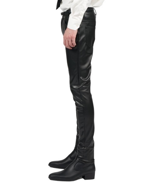 GalaabenD（ガラアーベント）の「ウォッシャブルヴィーガンレザーレギンスパンツ（その他パンツ・メンズ・ブラック・48/44/46）」の7枚目の写真