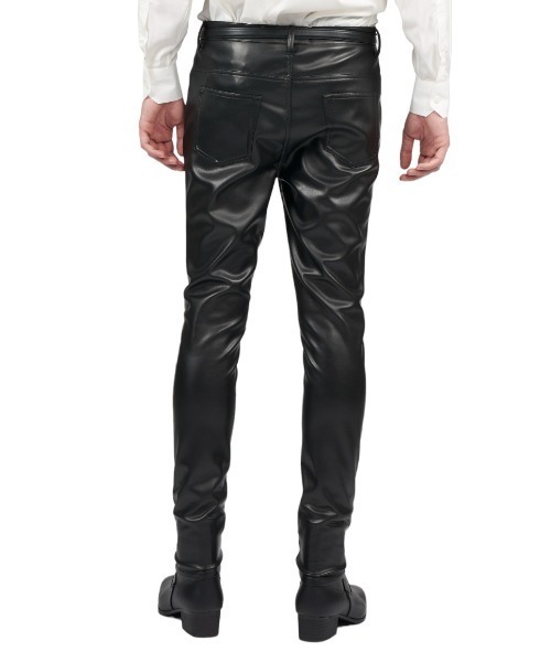 GalaabenD（ガラアーベント）の「ウォッシャブルヴィーガンレザーレギンスパンツ（その他パンツ・メンズ・ブラック・48/44/46）」の8枚目の写真