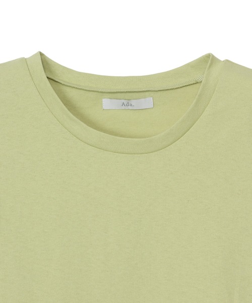 Ada.(エイダ)の「フレンチスリーブ テールカット カットソー(Tシャツ/カットソー・レディース・オフホワイト/ブラック/グリーン系その他/チャコール・FREE)」の10枚目の写真
