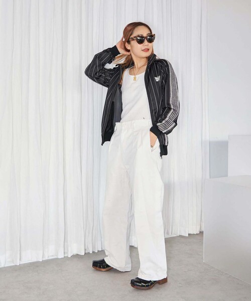 Needles（ニードルス）の「【NEEDLES/ニードルズ】別注 TRACK ジャケット（その他アウター・レディース・ブラック・X-SMALL/SMALL）」の2枚目の写真