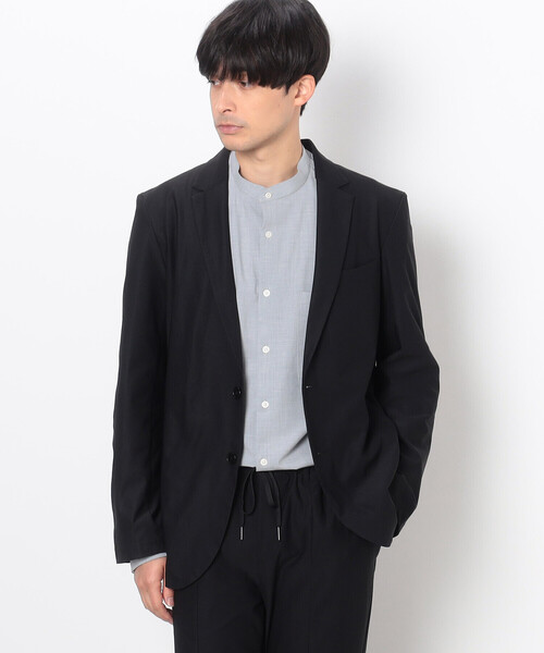 COMME CA ISM（コムサイズム）の「【セットアップ対応】ウォッシャブル ジャージ ジャケット（テーラードジャケット・メンズ・ブラック/カーキ/ネイビー・S/M/L）」の4枚目の写真