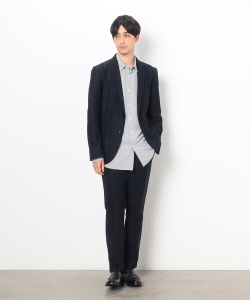 COMME CA ISM（コムサイズム）の「【セットアップ対応】ウォッシャブル ジャージ ジャケット（テーラードジャケット・メンズ・ブラック/カーキ/ネイビー・S/M/L）」の10枚目の写真