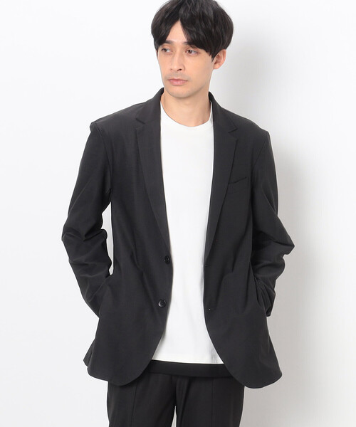 COMME CA ISM（コムサイズム）の「【セットアップ対応】ウォッシャブル ジャージ ジャケット（テーラードジャケット・メンズ・ブラック/カーキ/ネイビー・S/M/L）」の12枚目の写真