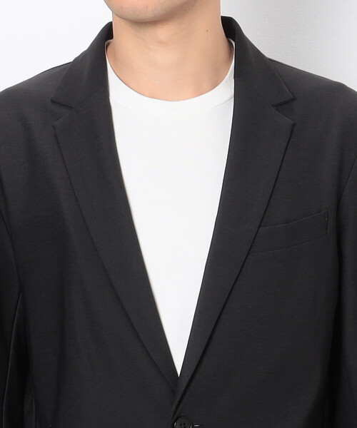 COMME CA ISM（コムサイズム）の「【セットアップ対応】ウォッシャブル ジャージ ジャケット（テーラードジャケット・メンズ・ブラック/カーキ/ネイビー・S/M/L）」の7枚目の写真