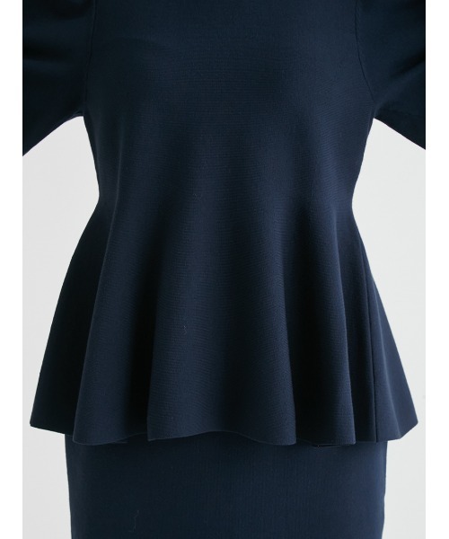 CELFORD（セルフォード）の「ペプラムニットセットアップ（ワンピース  