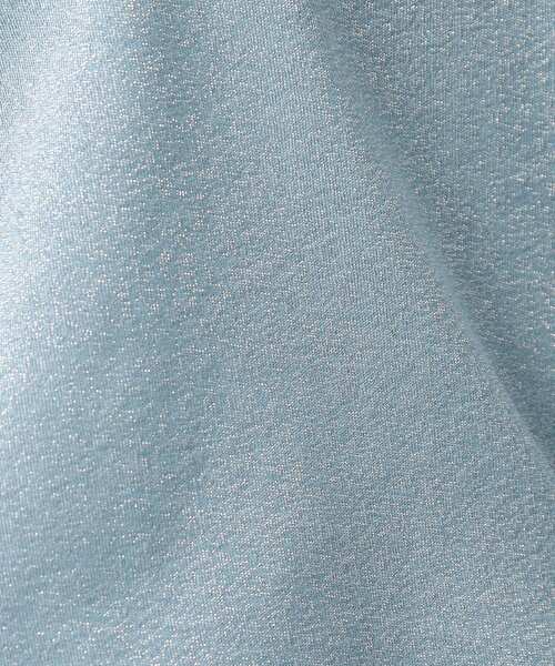 OPAQUE.CLIP（オペークドットクリップ）の「◆ラメジャージ ラウンドトップス【ストレッチ/洗濯機洗い可】（Tシャツ/カットソー・レディース・シルバー系5/サックスブルー系5/ベージュ系5・36/38/40/42）」の18枚目の写真
