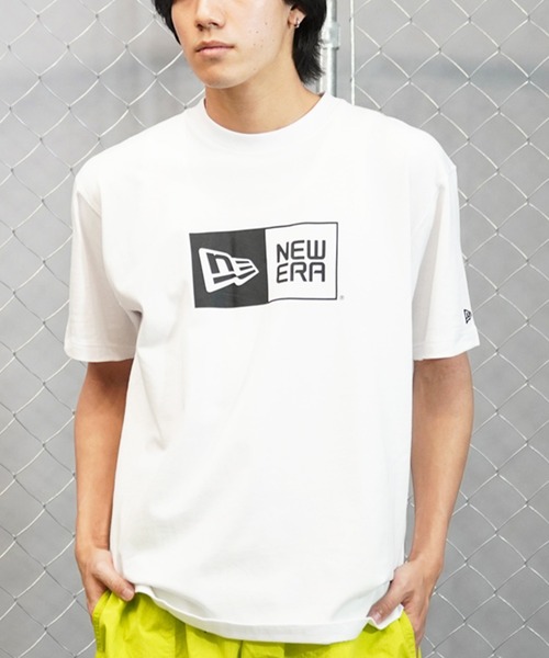 NEW ERA(ニューエラ)の「NEW ERA/ニューエラ 半袖Tシャツ 定番 ブランドロゴ 14121907/14121908/14121909/14121914(Tシャツ/カットソー・メンズ・ホワイト/ストーン/ライトブルー/ブラック・M/L/XL/2XL)」の2枚目の写真
