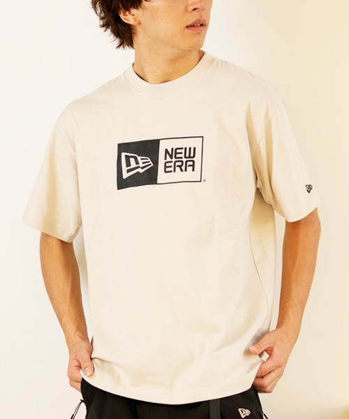 NEW ERA(ニューエラ)の「NEW ERA/ニューエラ 半袖Tシャツ 定番 ブランドロゴ 14121907/14121908/14121909/14121914(Tシャツ/カットソー・メンズ・ホワイト/ストーン/ライトブルー/ブラック・M/L/XL/2XL)」の3枚目の写真