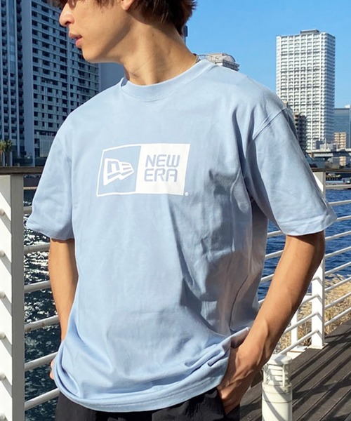 NEW ERA(ニューエラ)の「NEW ERA/ニューエラ 半袖Tシャツ 定番 ブランドロゴ 14121907/14121908/14121909/14121914(Tシャツ/カットソー・メンズ・ホワイト/ストーン/ライトブルー/ブラック・M/L/XL/2XL)」の4枚目の写真