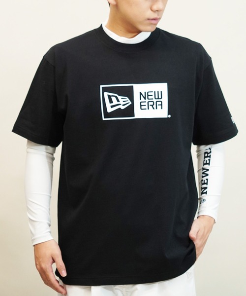 NEW ERA(ニューエラ)の「NEW ERA/ニューエラ 半袖Tシャツ 定番 ブランドロゴ 14121907/14121908/14121909/14121914(Tシャツ/カットソー・メンズ・ホワイト/ストーン/ライトブルー/ブラック・M/L/XL/2XL)」の1枚目の写真