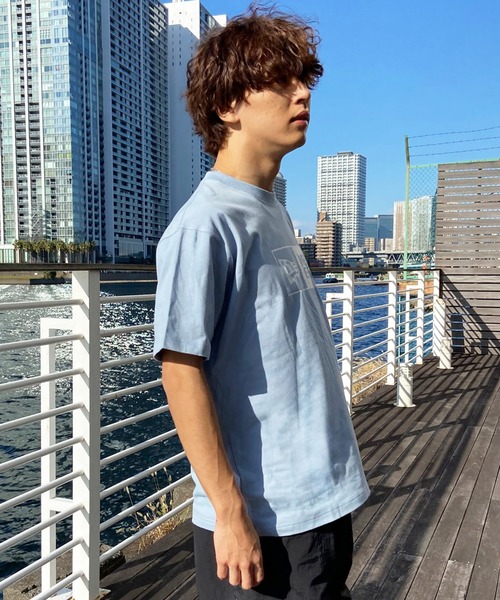 NEW ERA(ニューエラ)の「NEW ERA/ニューエラ 半袖Tシャツ 定番 ブランドロゴ 14121907/14121908/14121909/14121914(Tシャツ/カットソー・メンズ・ホワイト/ストーン/ライトブルー/ブラック・M/L/XL/2XL)」の9枚目の写真