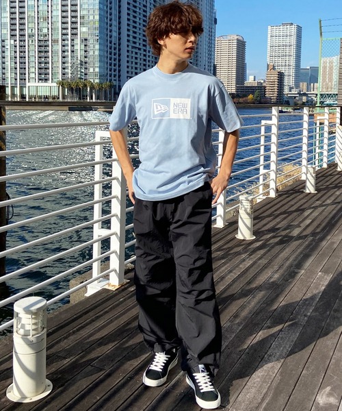 NEW ERA(ニューエラ)の「NEW ERA/ニューエラ 半袖Tシャツ 定番 ブランドロゴ 14121907/14121908/14121909/14121914(Tシャツ/カットソー・メンズ・ホワイト/ストーン/ライトブルー/ブラック・M/L/XL/2XL)」の10枚目の写真