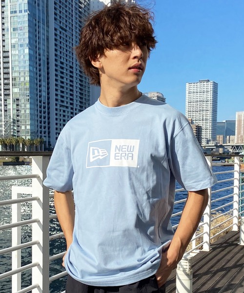 NEW ERA(ニューエラ)の「NEW ERA/ニューエラ 半袖Tシャツ 定番 ブランドロゴ 14121907/14121908/14121909/14121914(Tシャツ/カットソー・メンズ・ホワイト/ストーン/ライトブルー/ブラック・M/L/XL/2XL)」の6枚目の写真