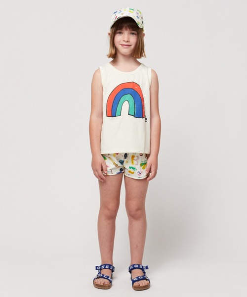 BOBO CHOSES（ボボショーズ）の「Rainbow tank top（タンクトップ・キッズ・オフホワイト・10Y-12Y/8Y-10Y/6-7YEAR/4-5YEAR/2y-3y/12Y-14Y）」の6枚目の写真
