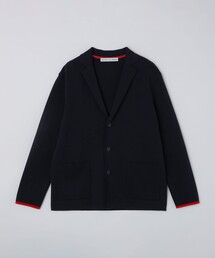 シップス SHIPS ハンドニット（手編み） カーディガン ネイビー /L SHIPS｜シップスのカーディガン/ボレロ（ブルー・ネイビー/青色