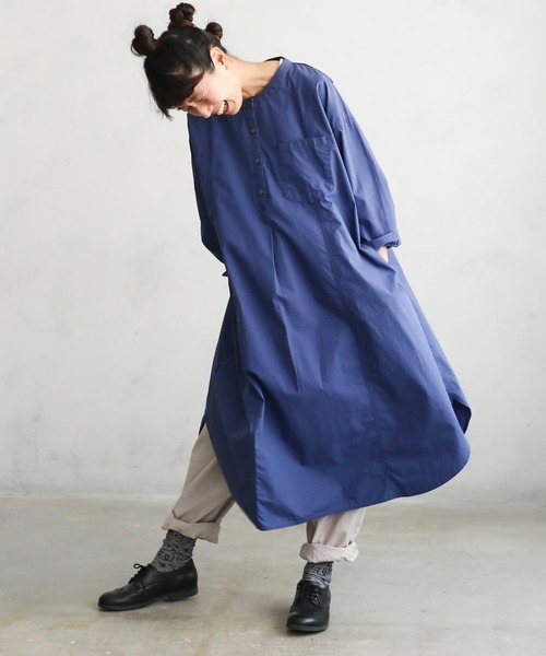 soulberry(ソウルベリー)の「青より蒼い、ワンピース(ワンピース・レディース・ブルー・3L/L/M/4L/LL)」の7枚目の写真