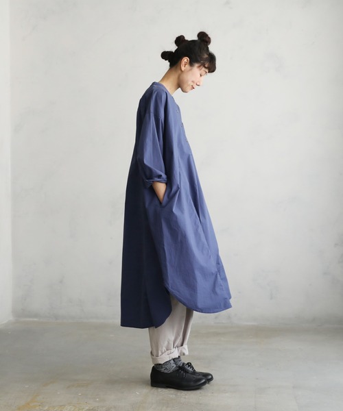soulberry(ソウルベリー)の「青より蒼い、ワンピース(ワンピース・レディース・ブルー・3L/L/M/4L/LL)」の5枚目の写真