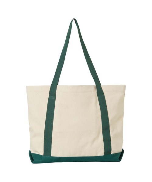 NEW BALANCE（ニューバランス）の「キャンバストート（エコバッグ/サブバッグ・メンズ・ライトブラウン/グリーン・ONE SIZE）」の4枚目の写真