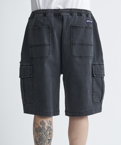 DC SHOES(ディーシーシューズ)の「24 SUPER WIDE CARGO/DCウエストゴムカーゴショートパンツ(カーゴパンツ・メンズ・ライトブルー/カーキ/ブラック系その他・MEDIUM/LARGE/X-LARGE)」の4枚目の写真
