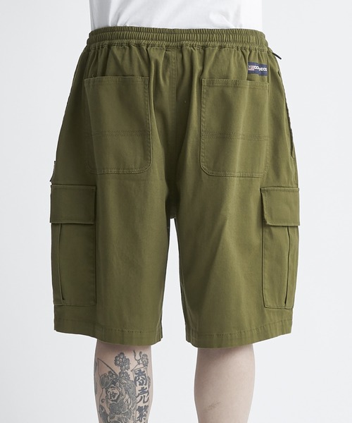 DC SHOES(ディーシーシューズ)の「24 SUPER WIDE CARGO/DCウエストゴムカーゴショートパンツ(カーゴパンツ・メンズ・ライトブルー/カーキ/ブラック系その他・MEDIUM/LARGE/X-LARGE)」の5枚目の写真