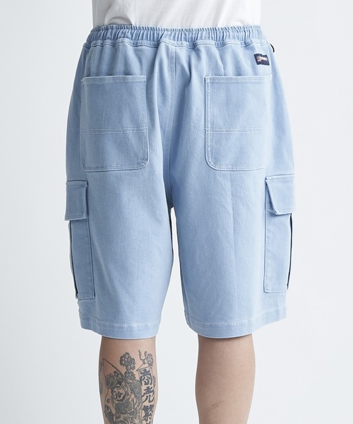 DC SHOES(ディーシーシューズ)の「24 SUPER WIDE CARGO/DCウエストゴムカーゴショートパンツ(カーゴパンツ・メンズ・ライトブルー/カーキ/ブラック系その他・MEDIUM/LARGE/X-LARGE)」の6枚目の写真