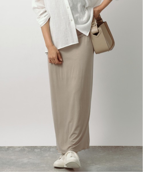 BARNYARDSTORM（バンヤードストーム）の「BARNYARDSTORM / リラックスカットナロースカート（スカート・レディース・ブラック/ベージュ・S/M）」の14枚目の写真