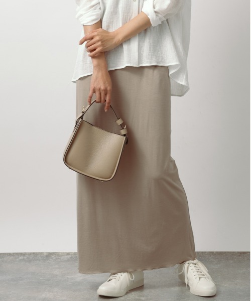 BARNYARDSTORM（バンヤードストーム）の「BARNYARDSTORM / リラックスカットナロースカート（スカート・レディース・ブラック/ベージュ・S/M）」の15枚目の写真