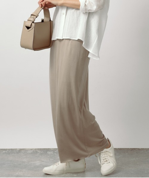 BARNYARDSTORM（バンヤードストーム）の「BARNYARDSTORM / リラックスカットナロースカート（スカート・レディース・ブラック/ベージュ・S/M）」の16枚目の写真